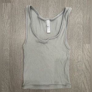 skims cotton rib tank in pacific